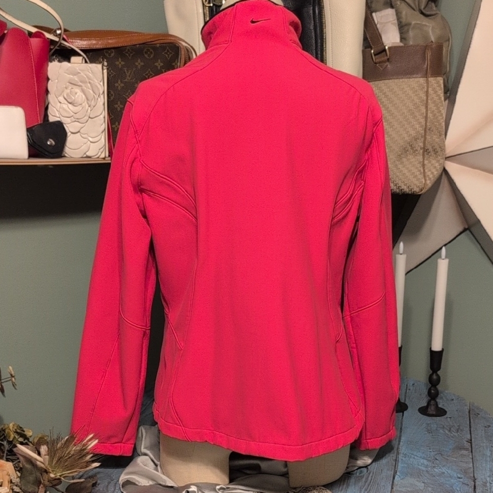 Nike Women's Vibrant Red Ski Jacket Pink Lightweight Stylish Fall Winter Xlarge - Picture 4 of 16